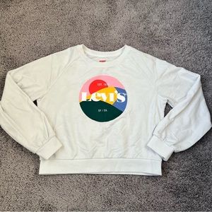 Girls Cropped Levi’s Pullover size Large